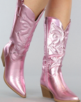Helvano | Cowboystiefel für Damen mit Blockabsatz