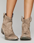 Helvano | Cowboy-Stiefeletten aus Kunstleder für Damen