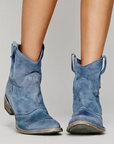 Helvano | Cowboy-Stiefeletten aus Kunstleder für Damen