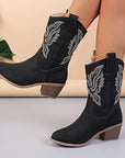 Helvano | Cowgirl-Stiefeletten für Damen mit Blockabsatz