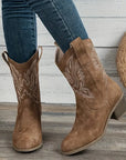 Helvano | Cowgirl-Stiefeletten für Damen mit Blockabsatz