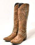 Helvano | Cowboystiefel mit Absatz für Damen