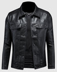 Helvano | Bikerjacke für Herren in Braun