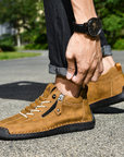Helvano | Nubuk-Sneaker mit Reissverschluss für Herren