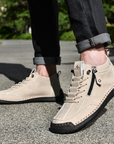 Helvano | Nubuk-Sneaker mit Reissverschluss für Herren