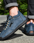 Helvano | Nubuk-Sneaker mit Reissverschluss für Herren