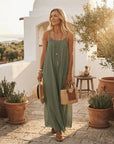 Helvano | Fliessendes Rückenfrei-Kleid für Damen