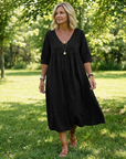 Helvano | Oversized Jeanskleid für Damen