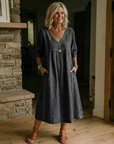 Helvano | Oversized Jeanskleid für Damen