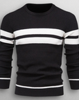 Helvano | Gestreifter Strickpullover für Herren