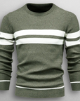 Helvano | Gestreifter Strickpullover für Herren