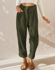 Helvano | Lockere High-Waist Cordhose für Damen