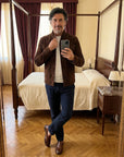 Helvano | Herrenjacke in Wildleder-Optik mit Taschen