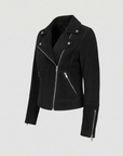 Helvano | Wildleder-Bikerjacke für Damen