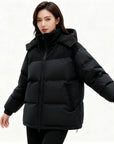 Helvano | Gefütterte Pufferjacke mit Kapuze für Damen