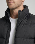 Helvano | Herren Pufferjacke mit Kapuze und Entenfedern