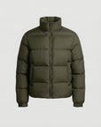Helvano | Herren Pufferjacke mit Kapuze und Entenfedern