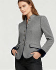 Helvano | Kurzjacke für Damen mit Mehrknopfleiste