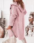 Helvano | Strickjacke mit Kapuze und Knopfleiste für Damen