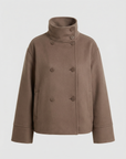 Helvano | Cropped Jacke mit Stehkragen für Damen