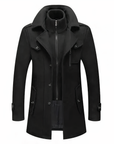 Helvano | Herrenjacke mit Doppelkragen