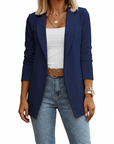 Helvano | Damen Blazer mit Drapierung