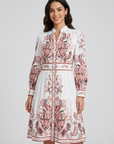 Helvano | Maxikleid mit V-Ausschnitt für Damen