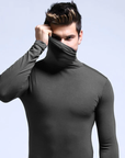 Helvano | Thermo-Unterhemd mit Langem Kragen für Herren