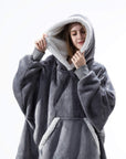 Helvano | Hoodie-Decke mit Kapuze und Ärmeln