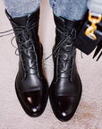 Helvano | Vintage-Stiefeletten mit Absatz für Damen