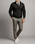 Helvano | Strickjacke mit Zip für Herren