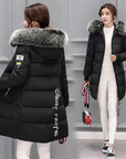 Helvano | Damen-Steppjacke mit Kapuze und Fellkragen