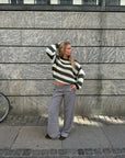 Helvano | Gestreifter Strickpullover für Damen