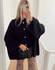 Helvano | Oversized Woll-Cardigan für Damen