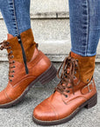 Helvano | Damen Lederstiefel mit Reissverschluss