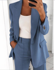 Helvano | Blazer-Set für Damen – Jacke und Hose
