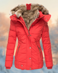 Helvano | Gepolsterte Winterjacke mit Plüschfutter für Damen