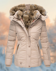 Helvano | Gepolsterte Winterjacke mit Plüschfutter für Damen