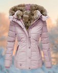 Helvano | Gepolsterte Winterjacke mit Plüschfutter für Damen