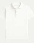 Helvano | Jacquard-Strick-Poloshirt für Herren