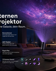 Helvano | LED Sternenhimmel-Projektor mit USB-Arm