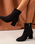 Helvano | Stiefeletten mit Blockabsatz für Damen