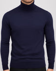 Helvano | Leichter Baumwoll-Rollkragenpullover für Herren
