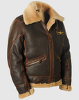 Helvano | Klassische Fliegerjacke für Herren in Braun