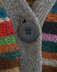 Helvano | Gestreifte Strickjacke für Damen
