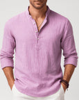 Helvano | Leinenhemd mit Klassischem Kragen für Herren