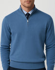 Helvano | Lockerer Herren-Strickpullover mit Reissverschluss