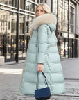 Helvano | Tailliertes Winterkleid für Damen mit langen Ärmeln