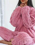 Helvano | Kuscheliges Fleece-Pyjama-Set für Damen