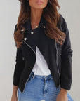 Helvano | Bikerjacke aus Wildleder für Damen
